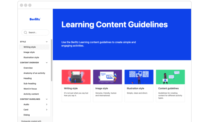 Berlitz Content Style Guide