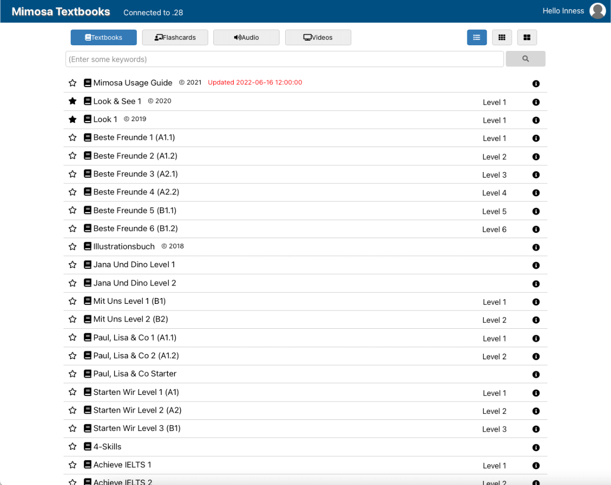 LMS Index Old System